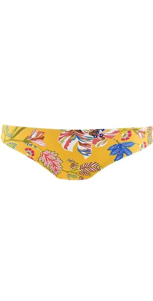 Emma Brazilian Cut Hipster Bikini Bottom Badeanzug in Sonnengold