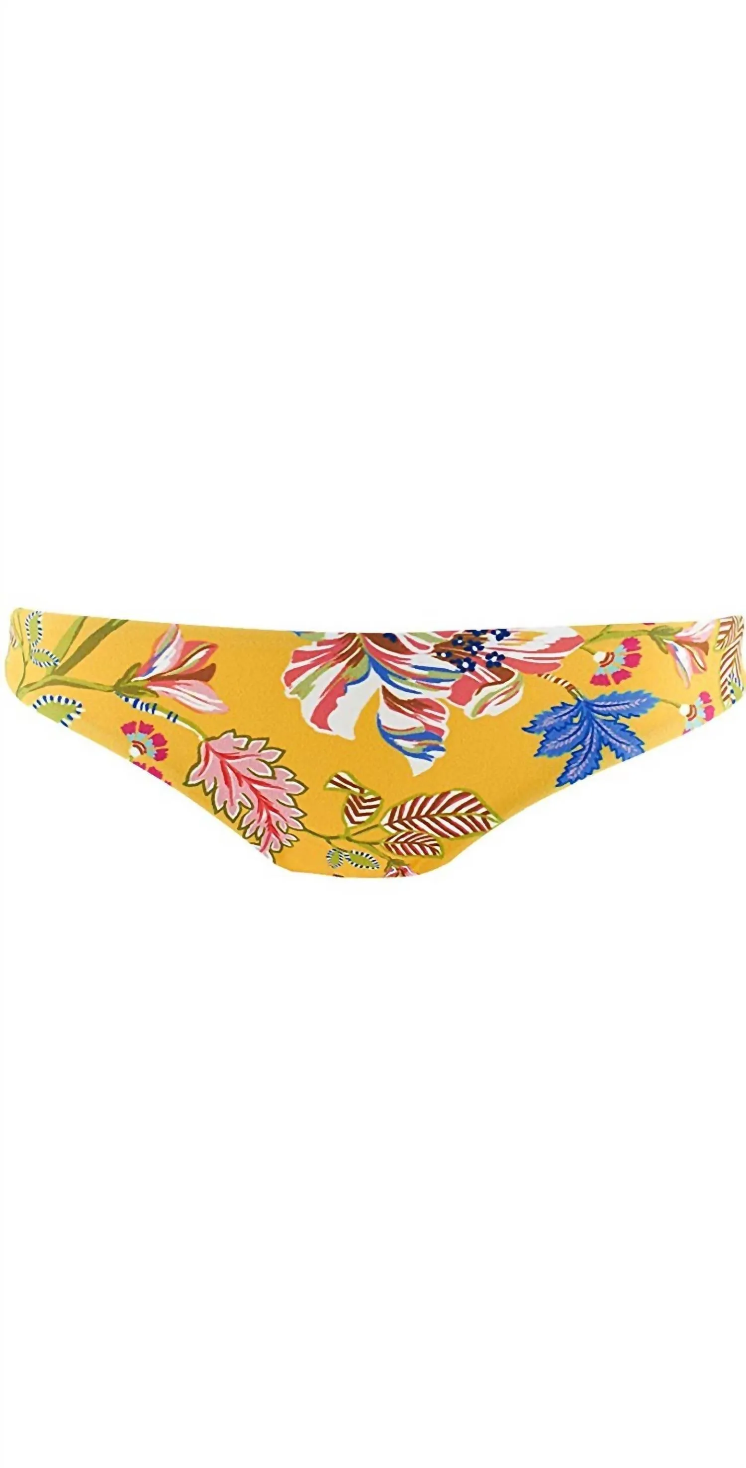 Emma Brazilian Cut Hipster Bikini Bottom Badeanzug in Sonnengold