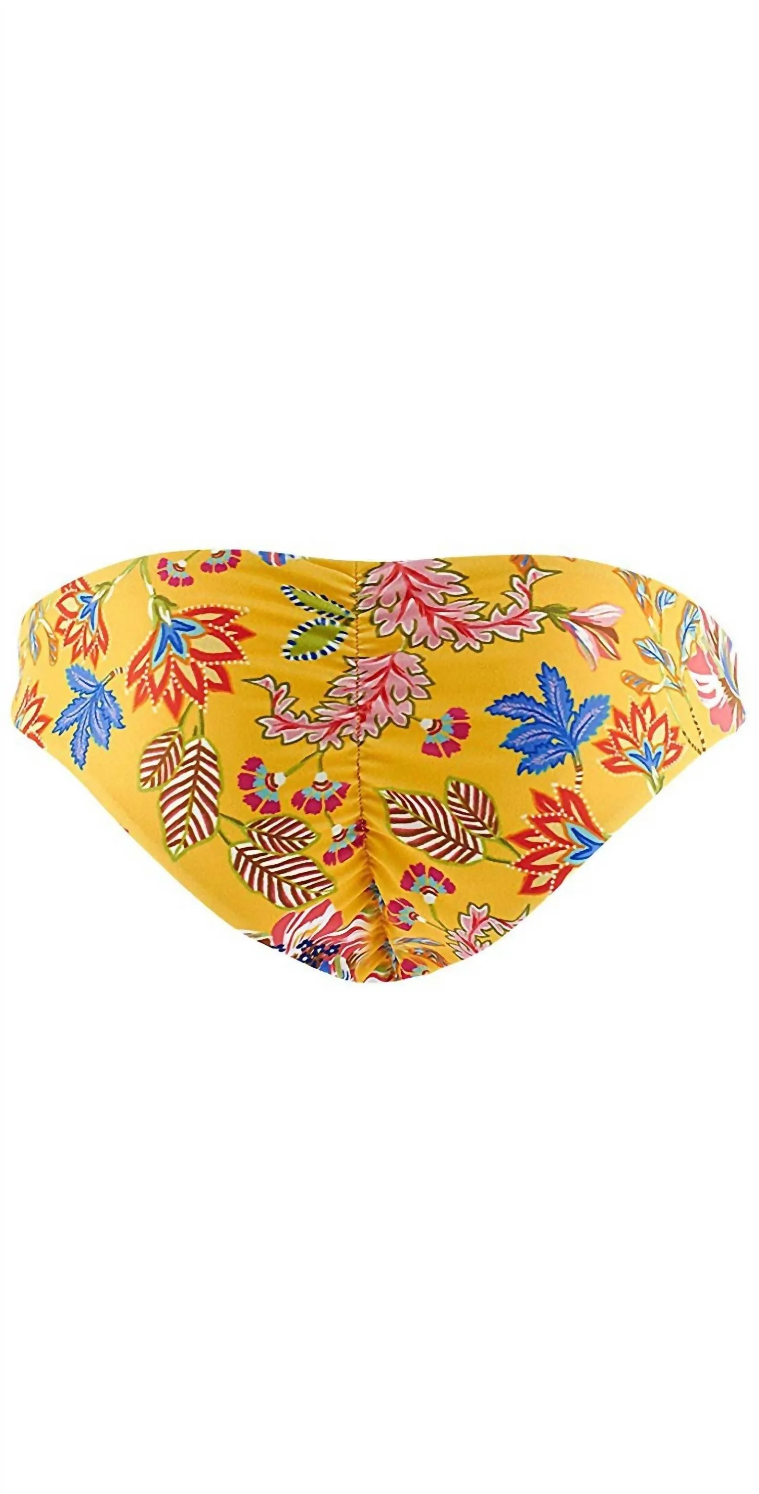 Emma Brazilian Cut Hipster Bikini Bottom Badeanzug in Sonnengold