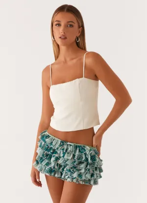 Entertain Me Bloomer Shorts - Blumenmuster Cloud Nine
