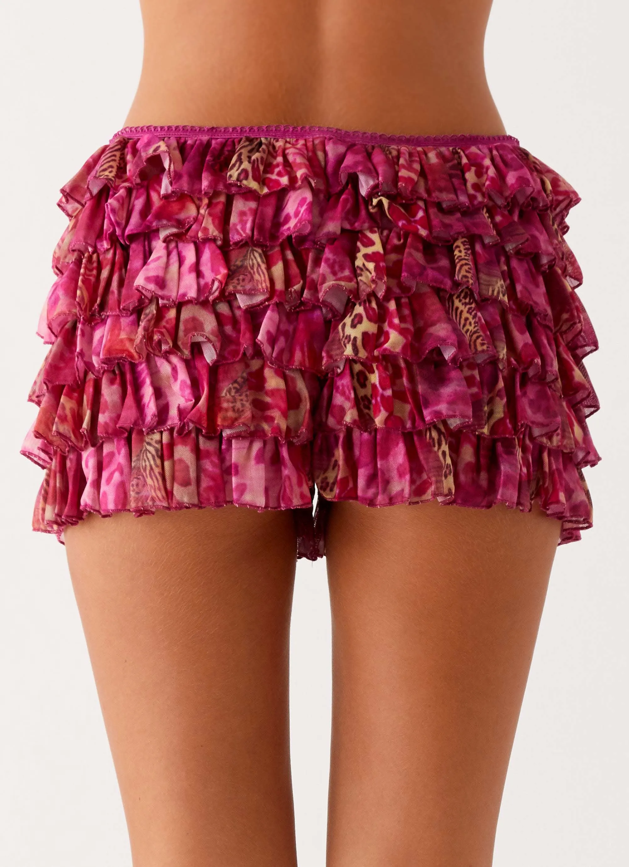 Entertain Me Bloomer Shorts - Lavendel Lagune