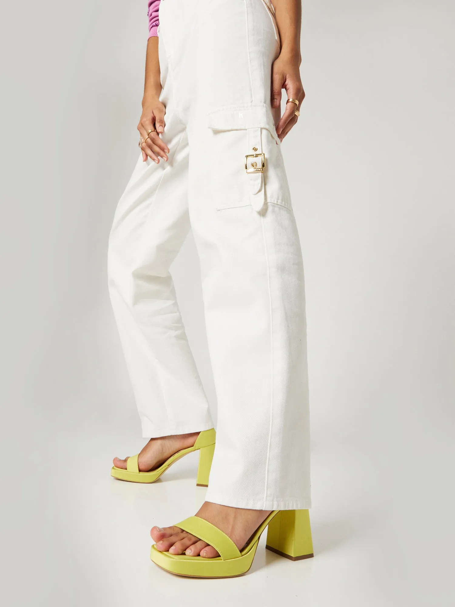 FANNY JEANS WEIß