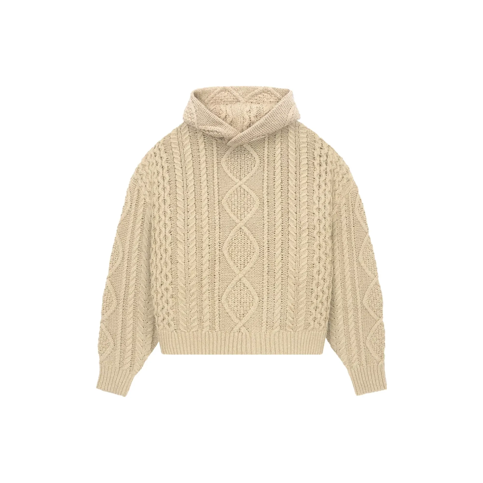 Fear of God Essentials Cable Strick Kapuzenpullover 