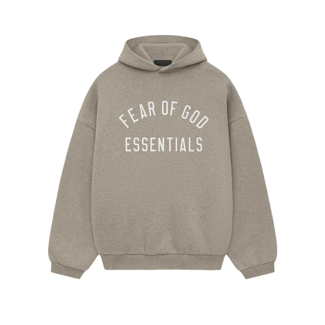 Fear of God Essentials Fleece Hoodie Heather Grau