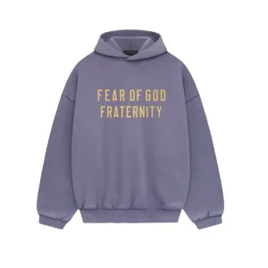 Fear of God Essentials Schwere Fleece Kapuzenpullover Lavendel