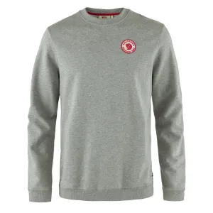 Fjallraven 1960 Logo Abzeichen Pullover Grau Melange