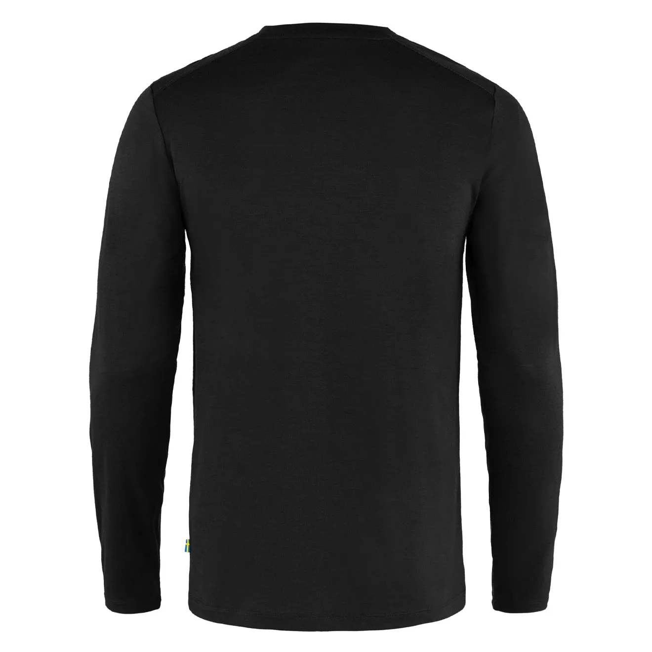 Fjallraven Abisko Woll Langarm-Shirt Schwarz