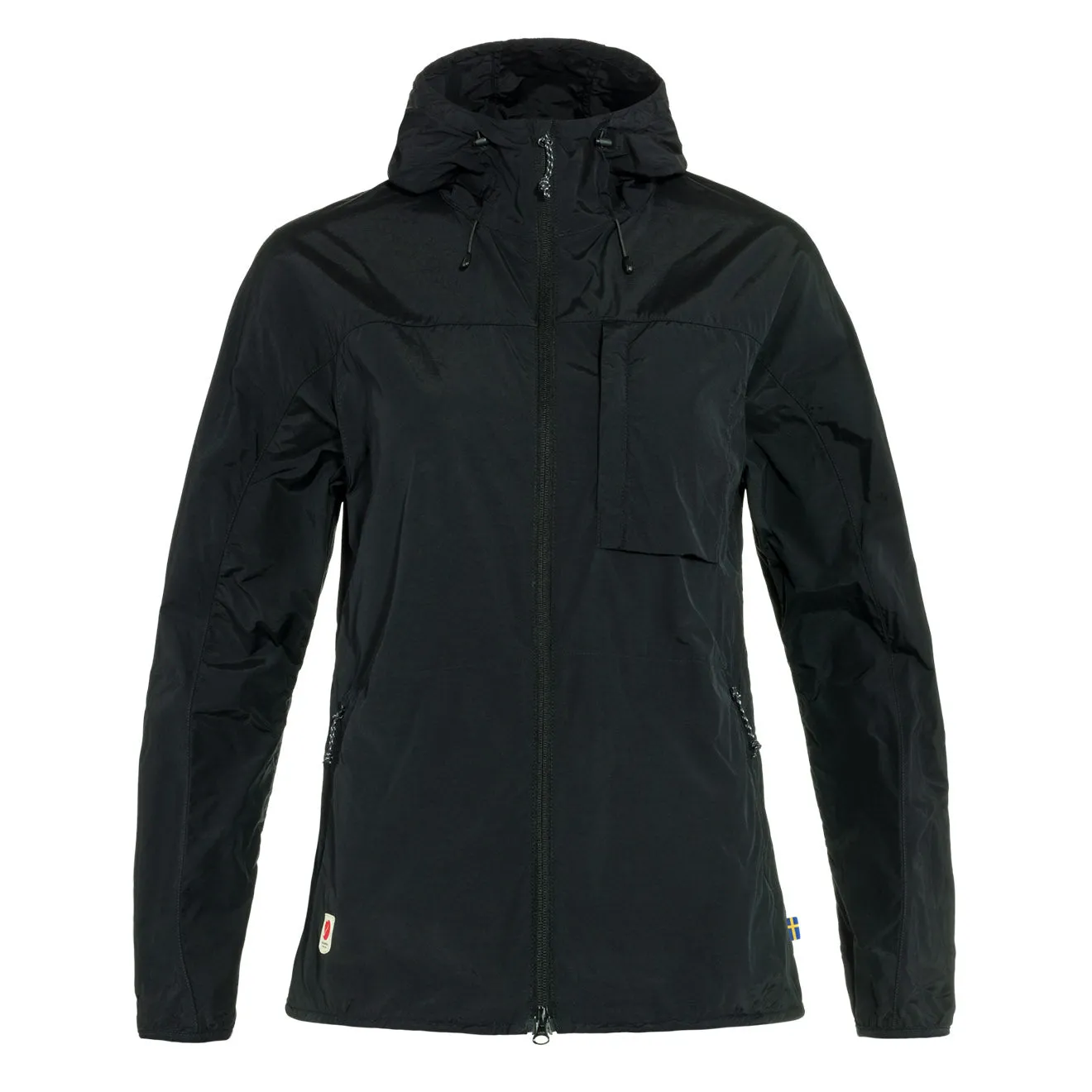 Fjallraven Damen High Coast Windjacke Schwarz