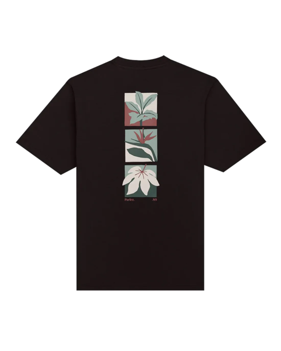 Flora T-Shirt in Schwarz