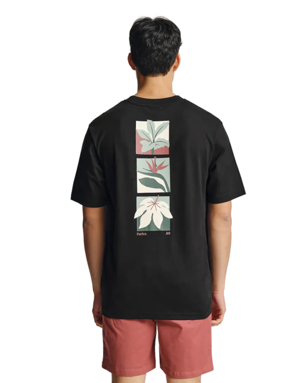 Flora T-Shirt in Schwarz