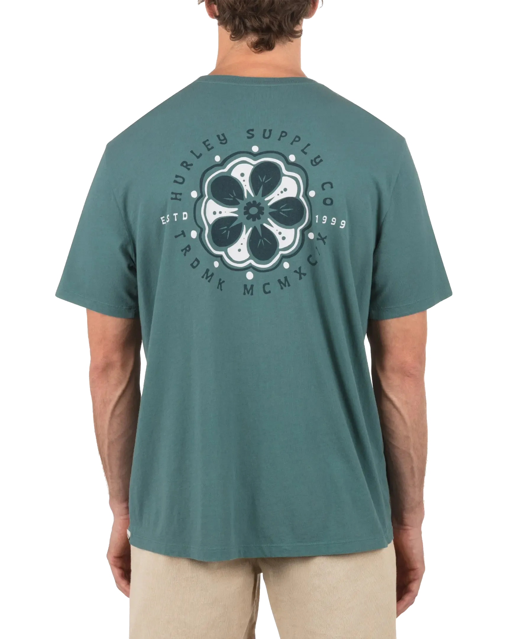 Blumen-T-Shirt in Artillerie