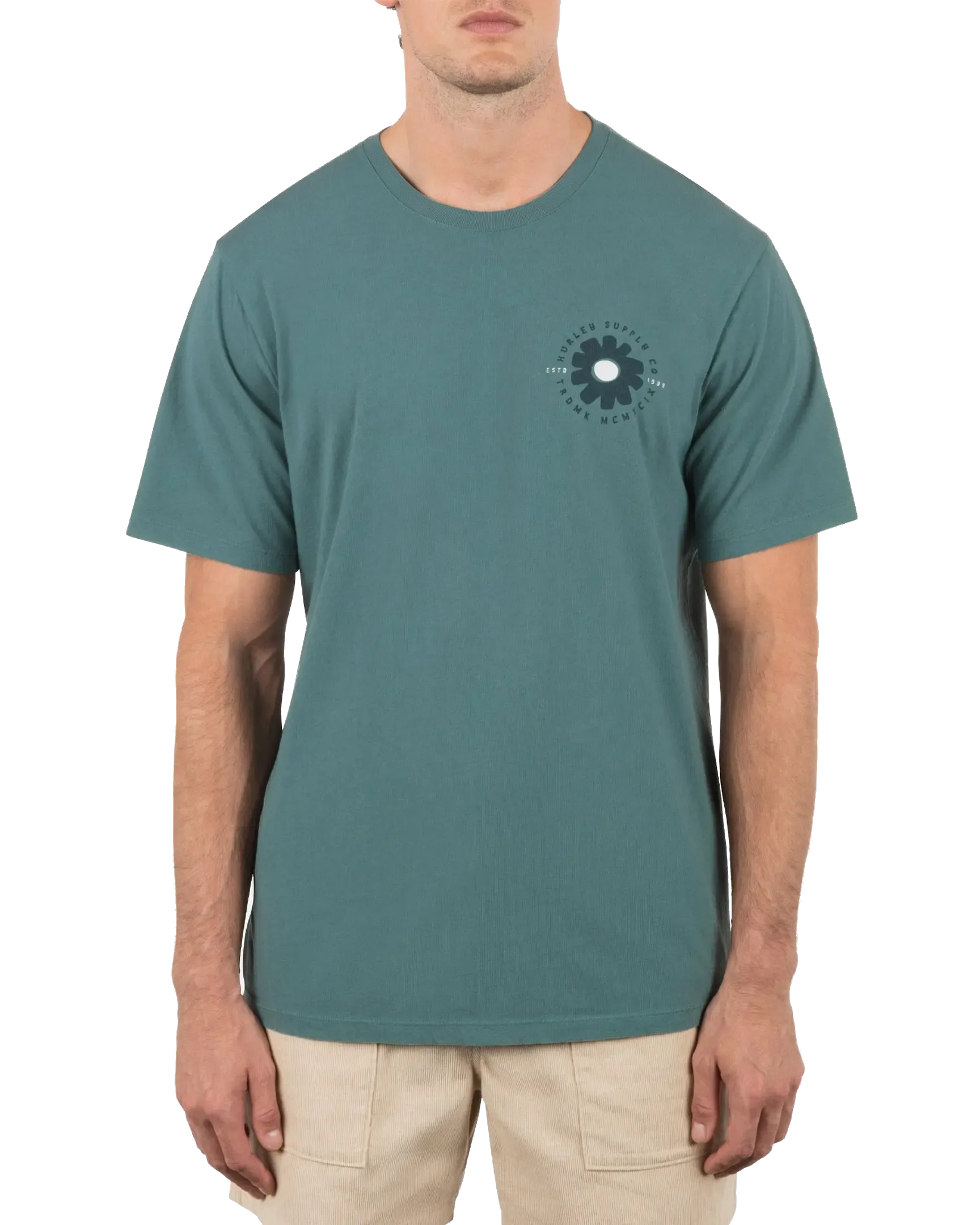Blumen-T-Shirt in Artillerie