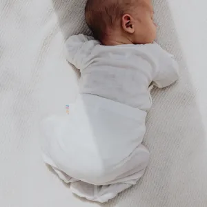Gefütterte Babyhose - Wolle & Seide - Natur