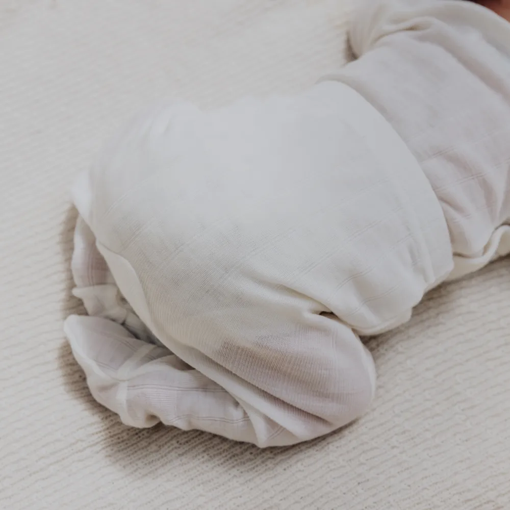 Gefütterte Babyhose - Wolle & Seide - Natur