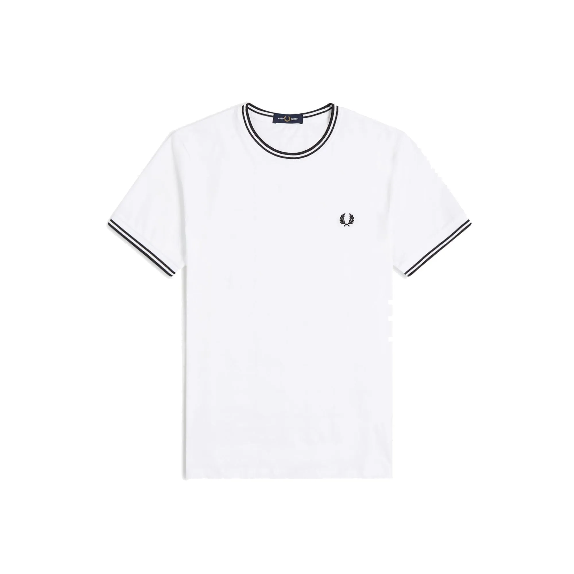 Fred Perry M1588 T-Shirt mit doppelter Spitze