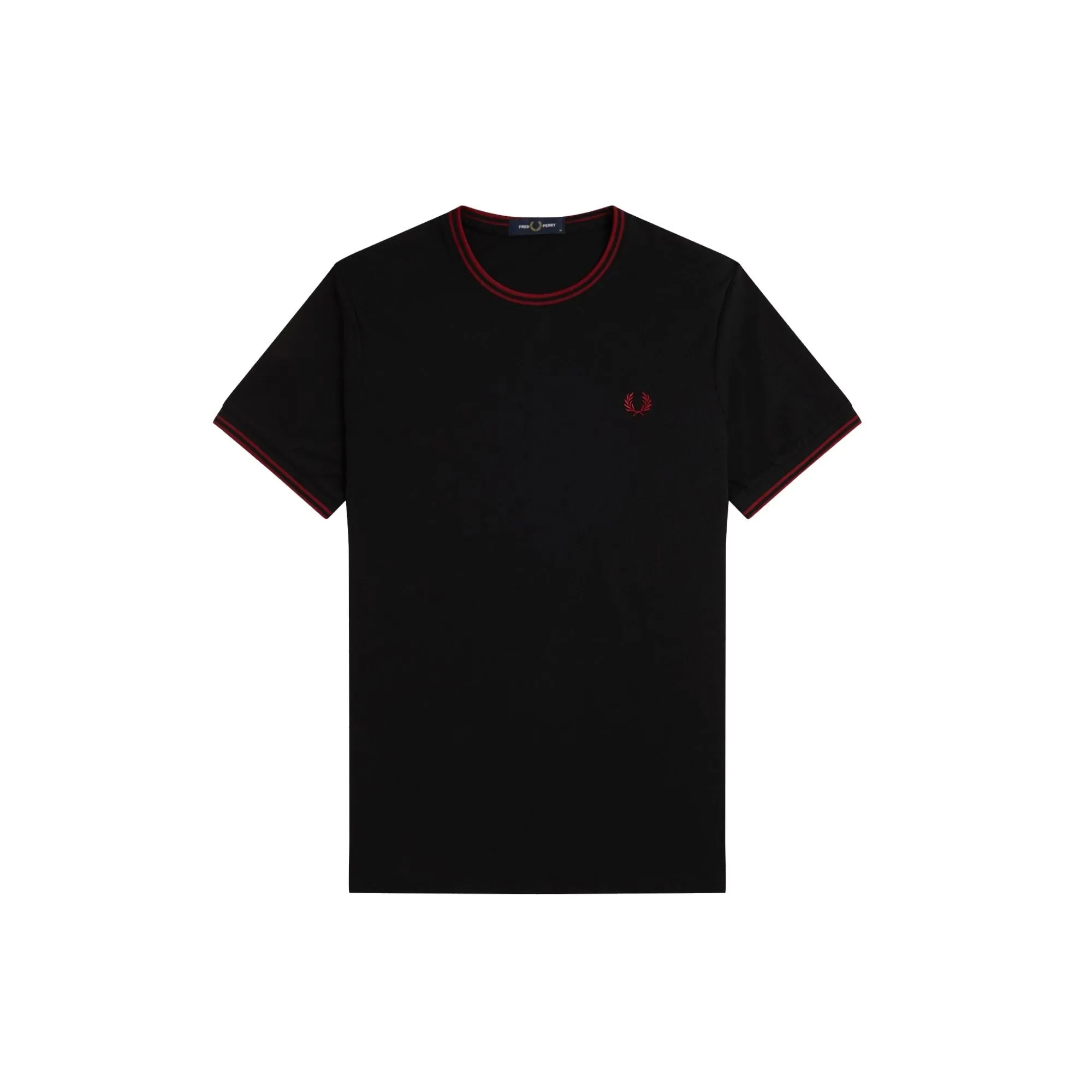 Fred Perry M1588 T-Shirt mit doppelter Spitze
