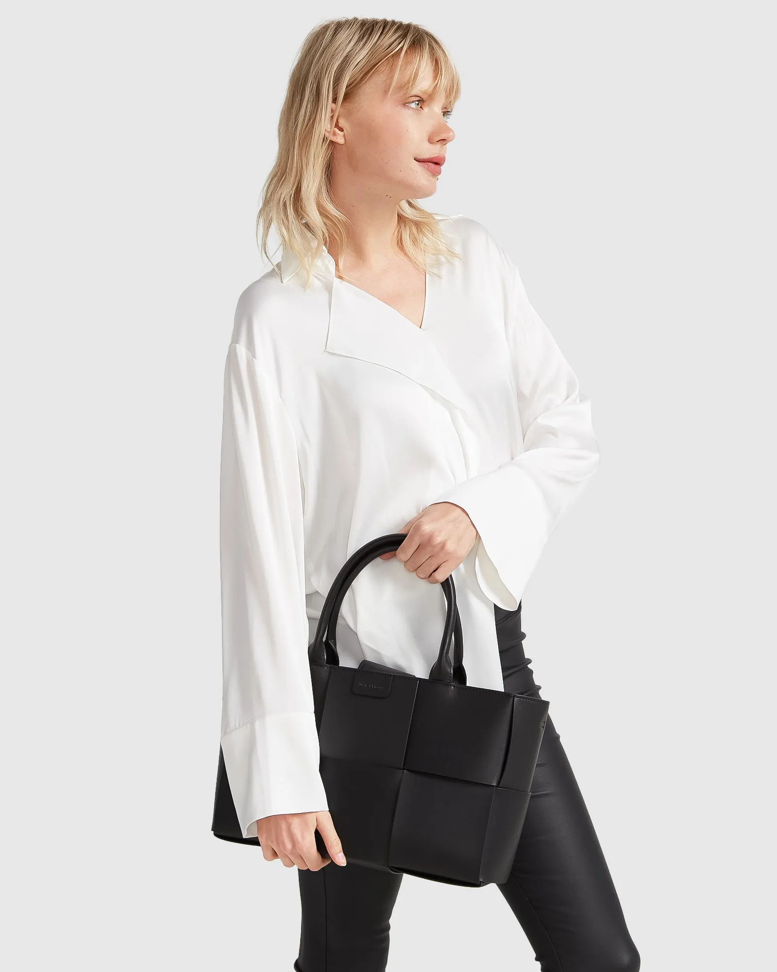 Gemini Wasserfall-Shirt - Weiß