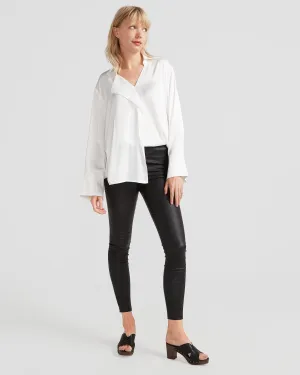 Gemini Wasserfall-Shirt - Weiß