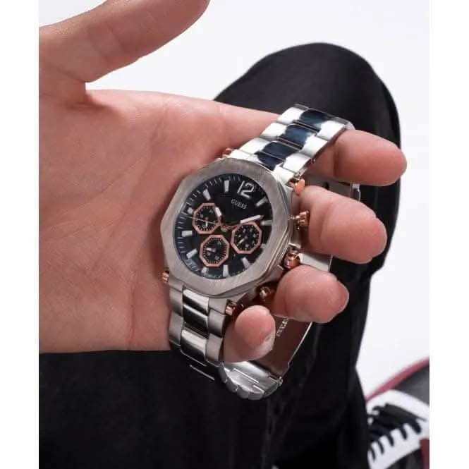 Gents Edge Edelstahl Silber Armbanduhr GW0539G1