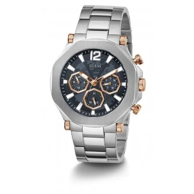 Gents Edge Edelstahl Silber Armbanduhr GW0539G1