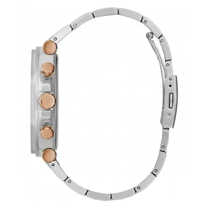 Gents Edge Edelstahl Silber Armbanduhr GW0539G1