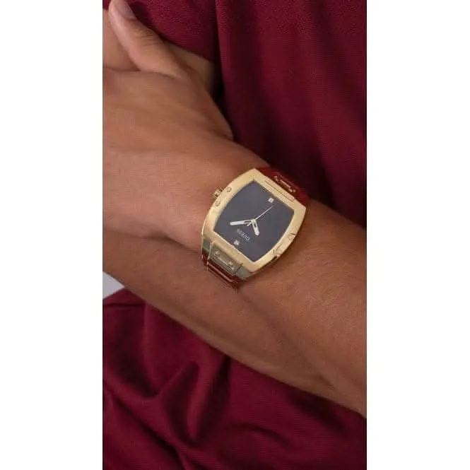 Herren Phoenix Edelstahl Uhr in Goldton GW0387G2