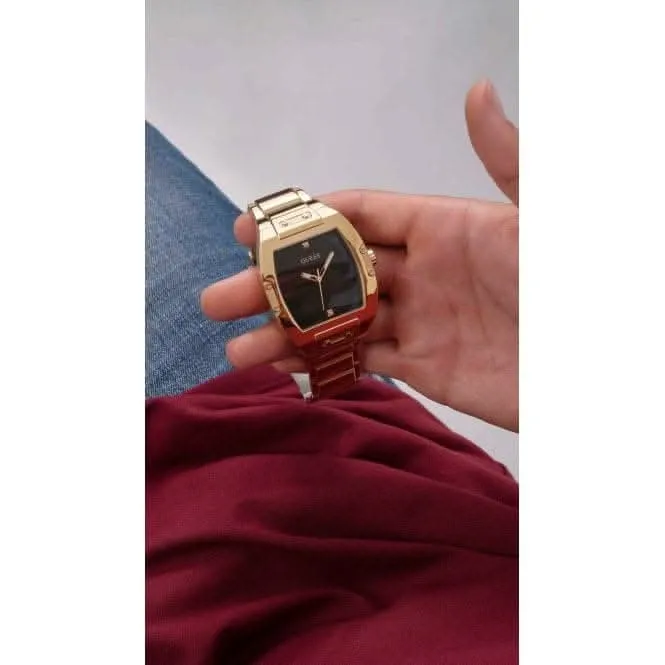Herren Phoenix Edelstahl Uhr in Goldton GW0387G2