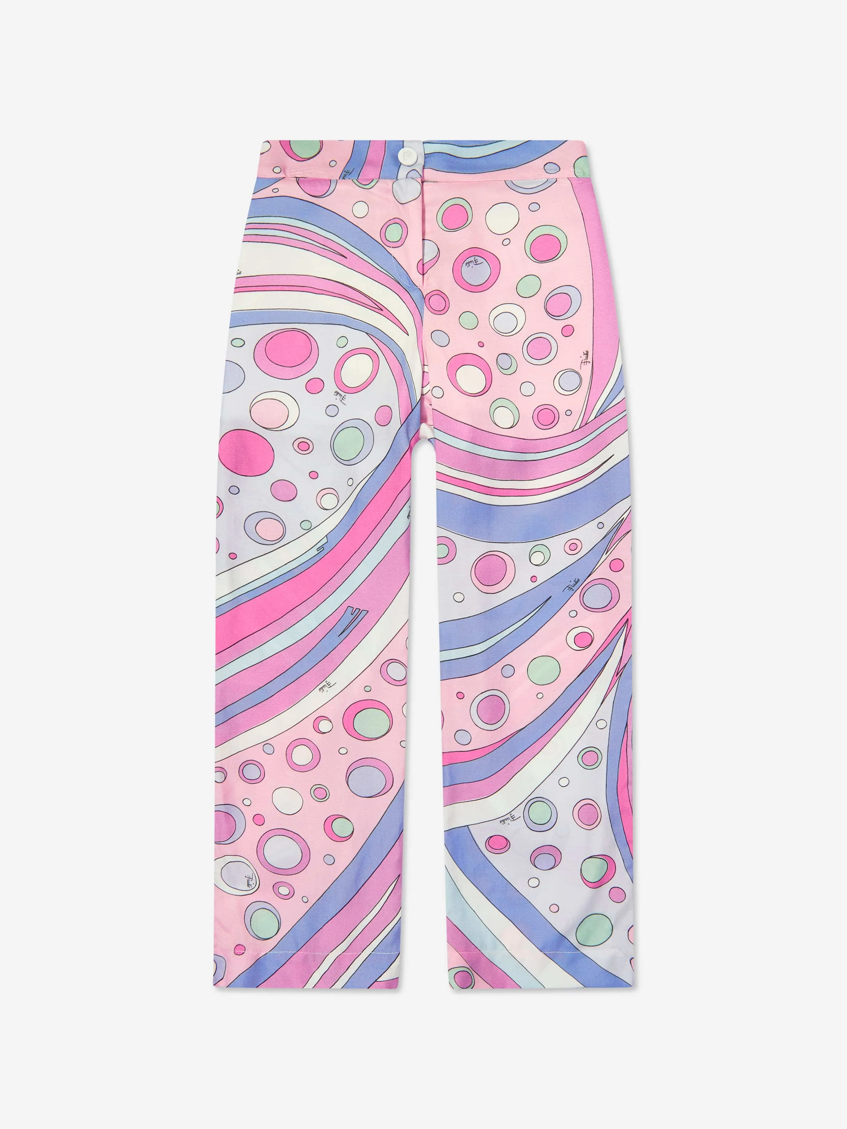 Mädchen Fontane Druck Hose in Rosa