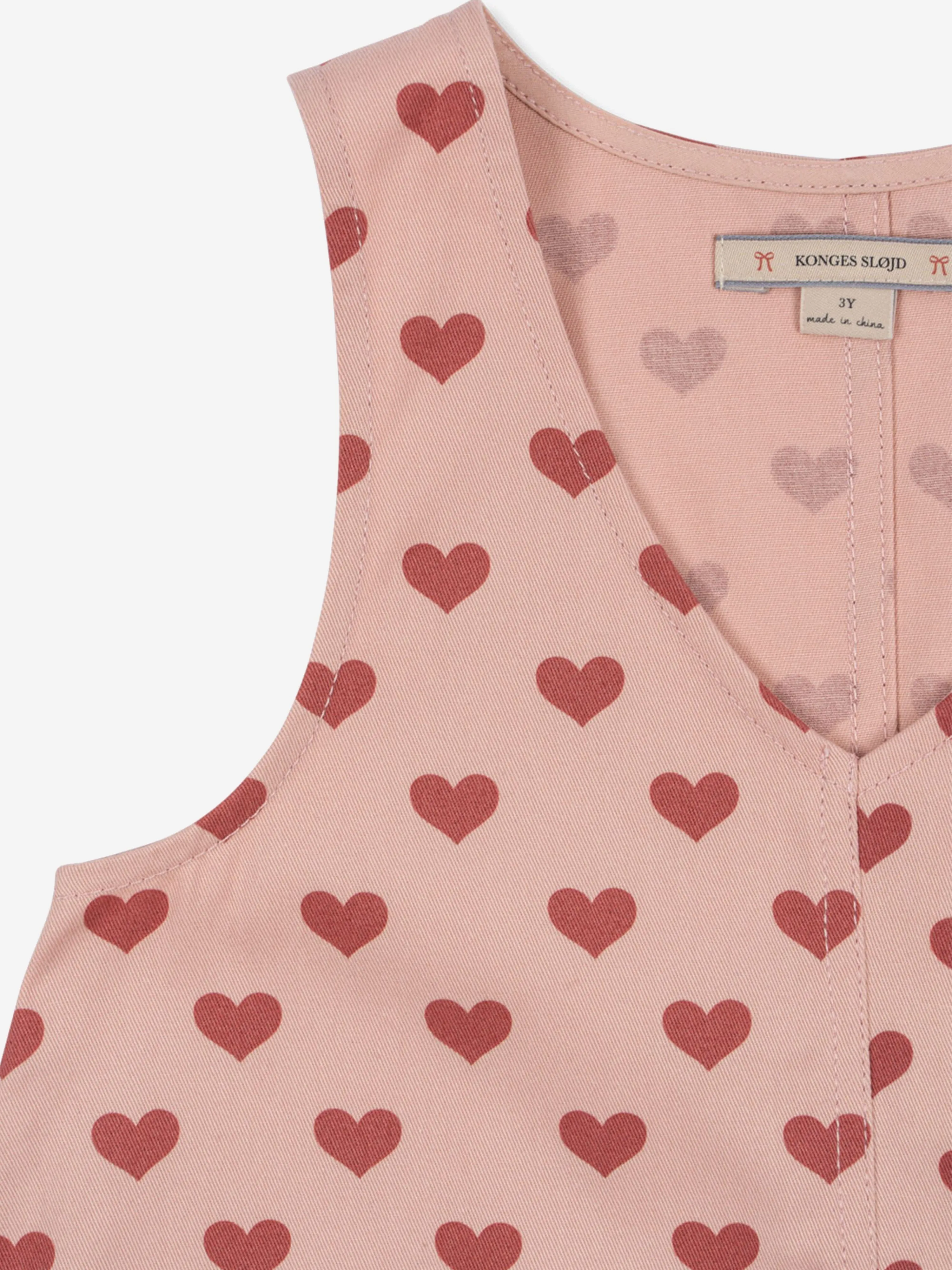 Mädchenherzen Fen Kleid in Rosa