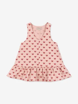 Mädchenherzen Fen Kleid in Rosa