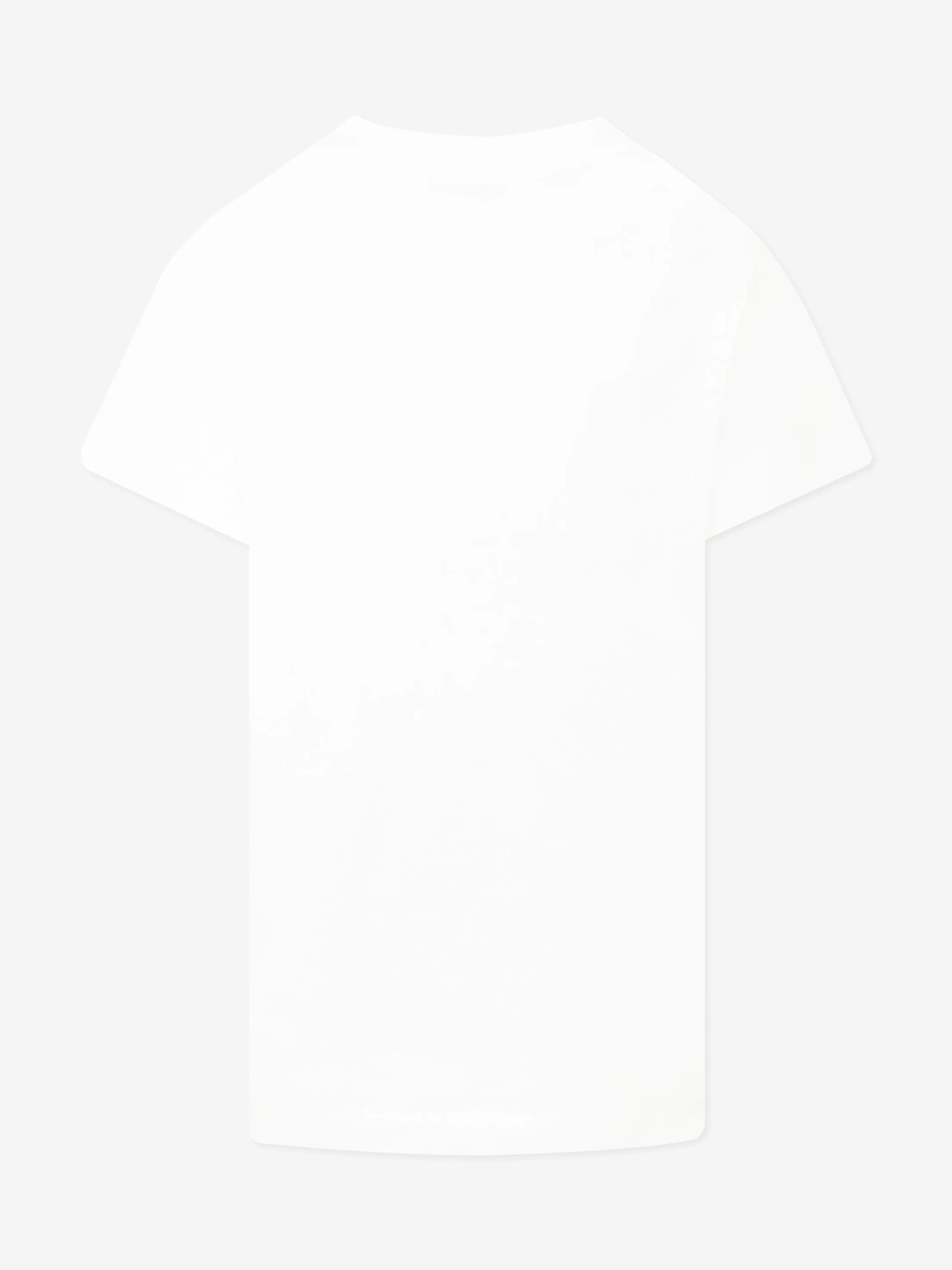 Mädchen Logo Print T-Shirt in Weiß