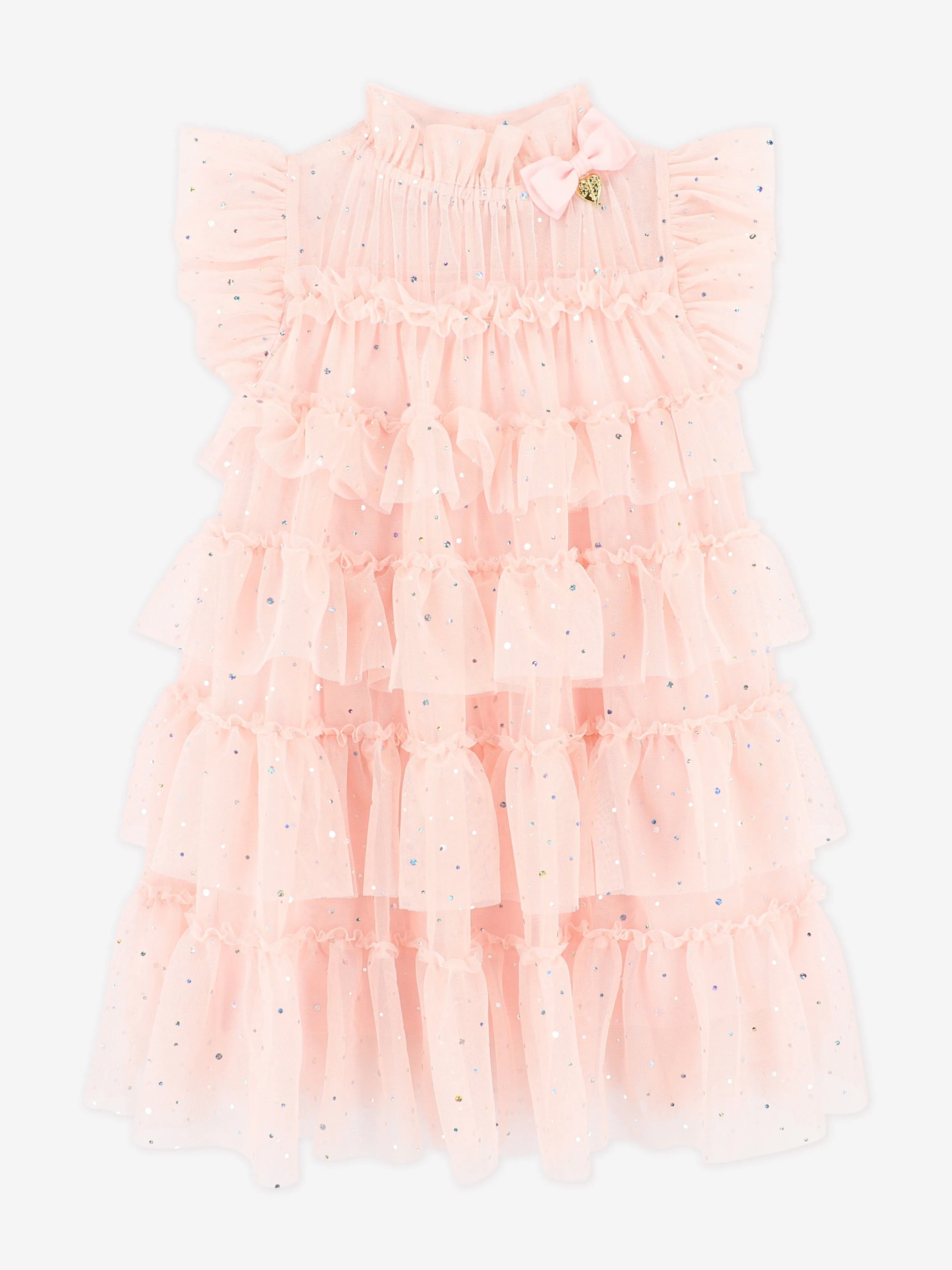 Mädchen Mitzi Sparkle Etappenkleid in Rosa