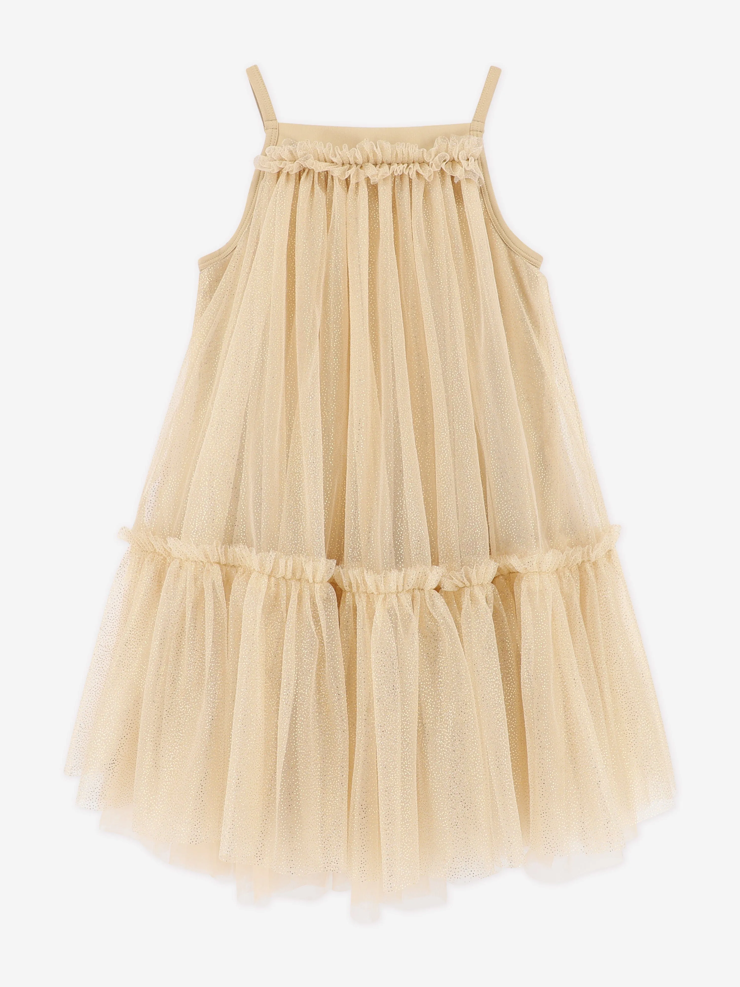 Mädchen Rosheen Tüllkleid in Gold