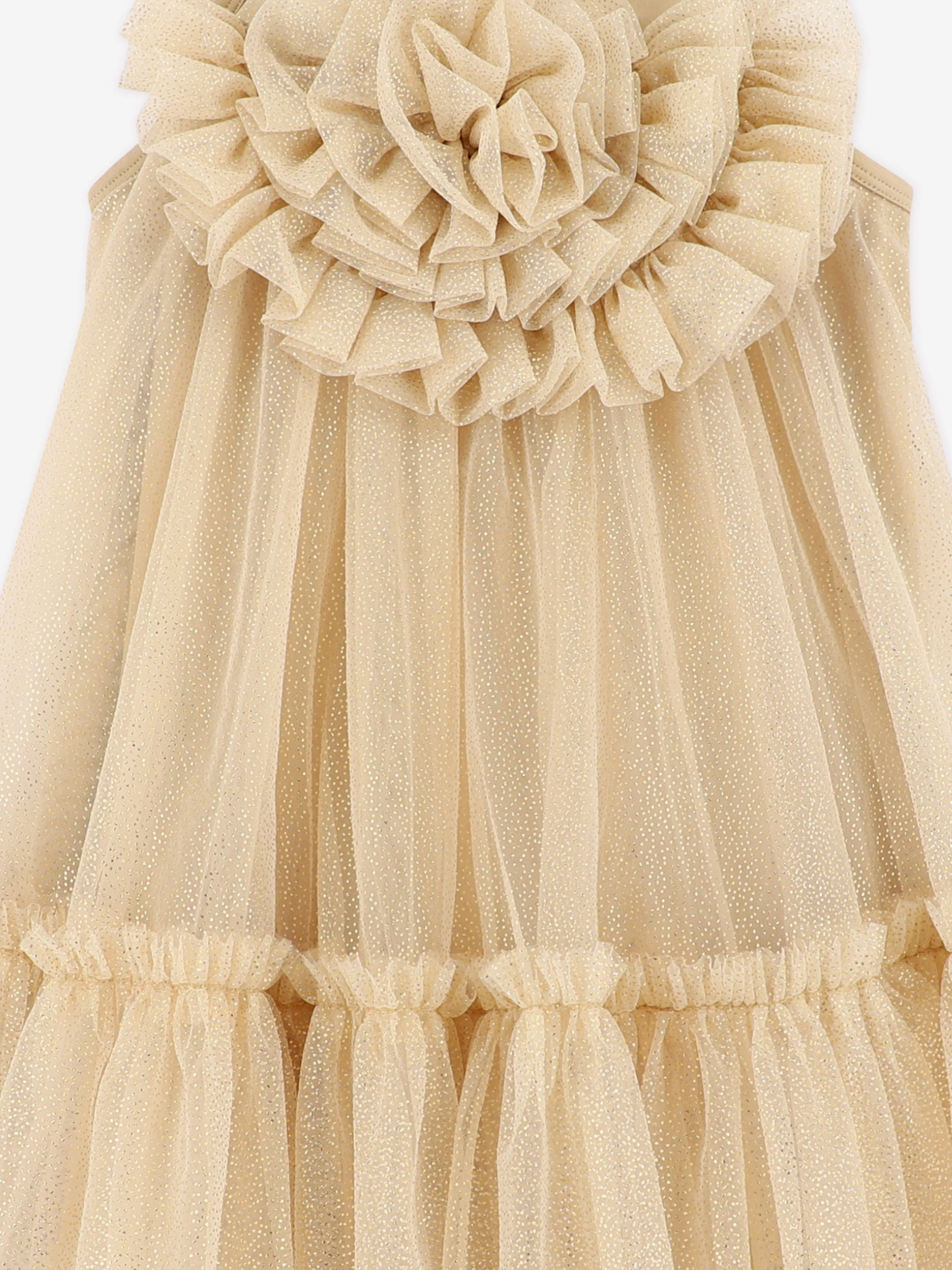 Mädchen Rosheen Tüllkleid in Gold