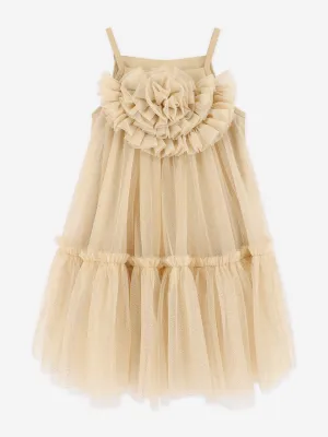 Mädchen Rosheen Tüllkleid in Gold