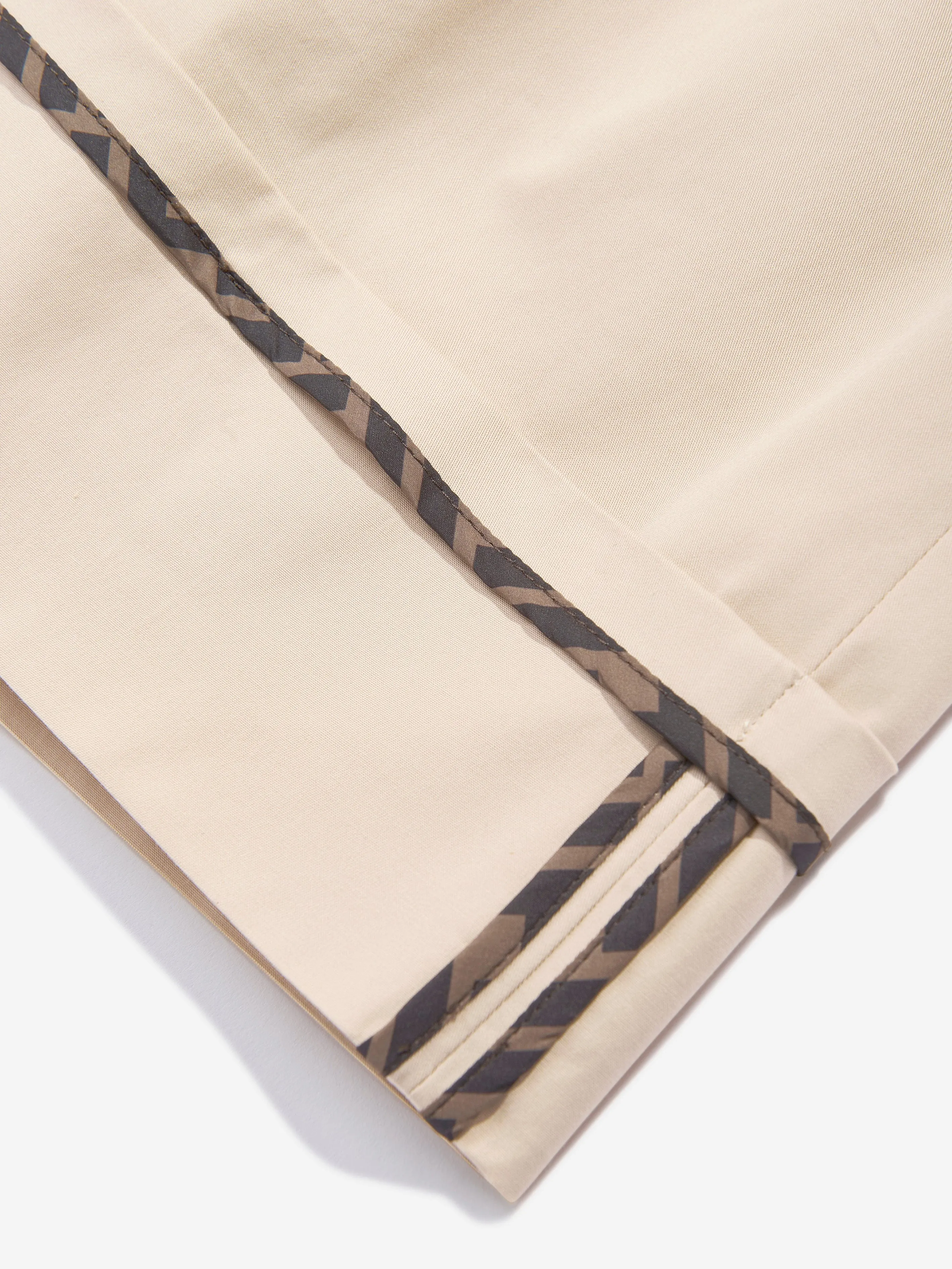 Mädchen Stretch-Gabardine-Hose in Beige
