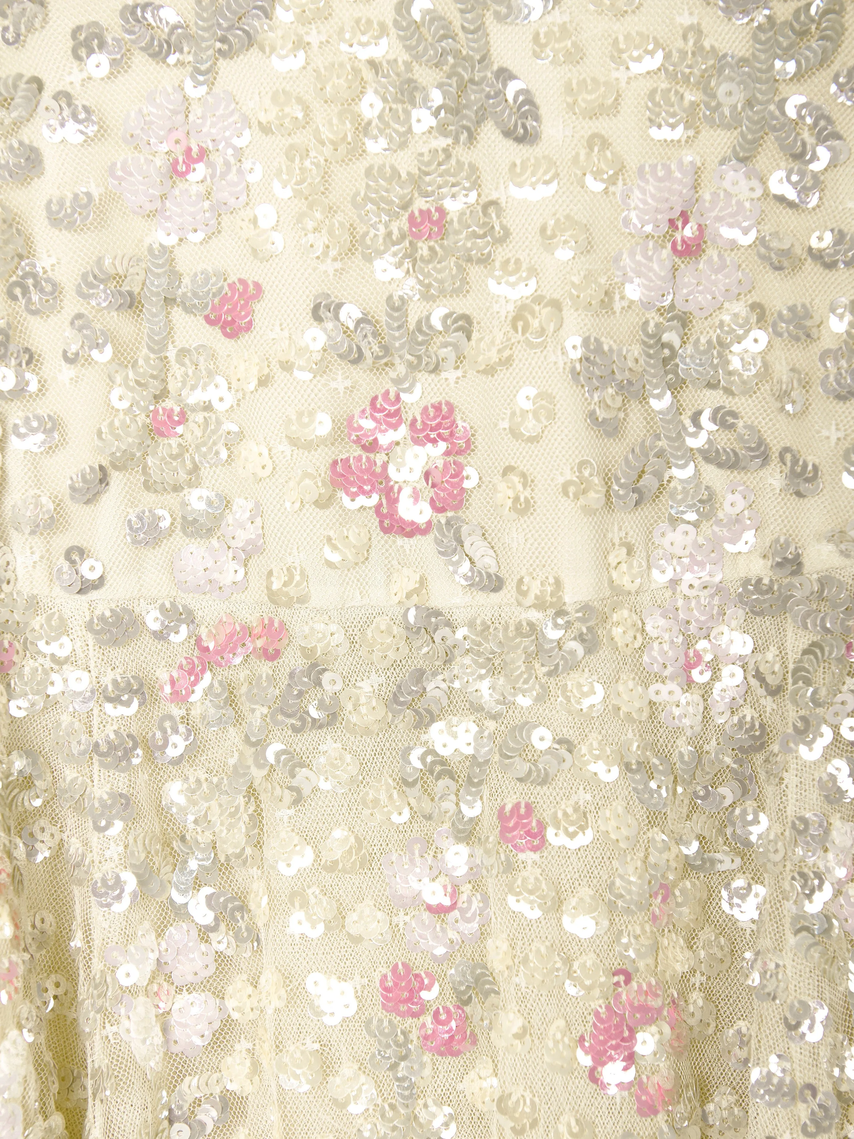 Mädchen Tüll Konfetti-Kleid in Gelb
