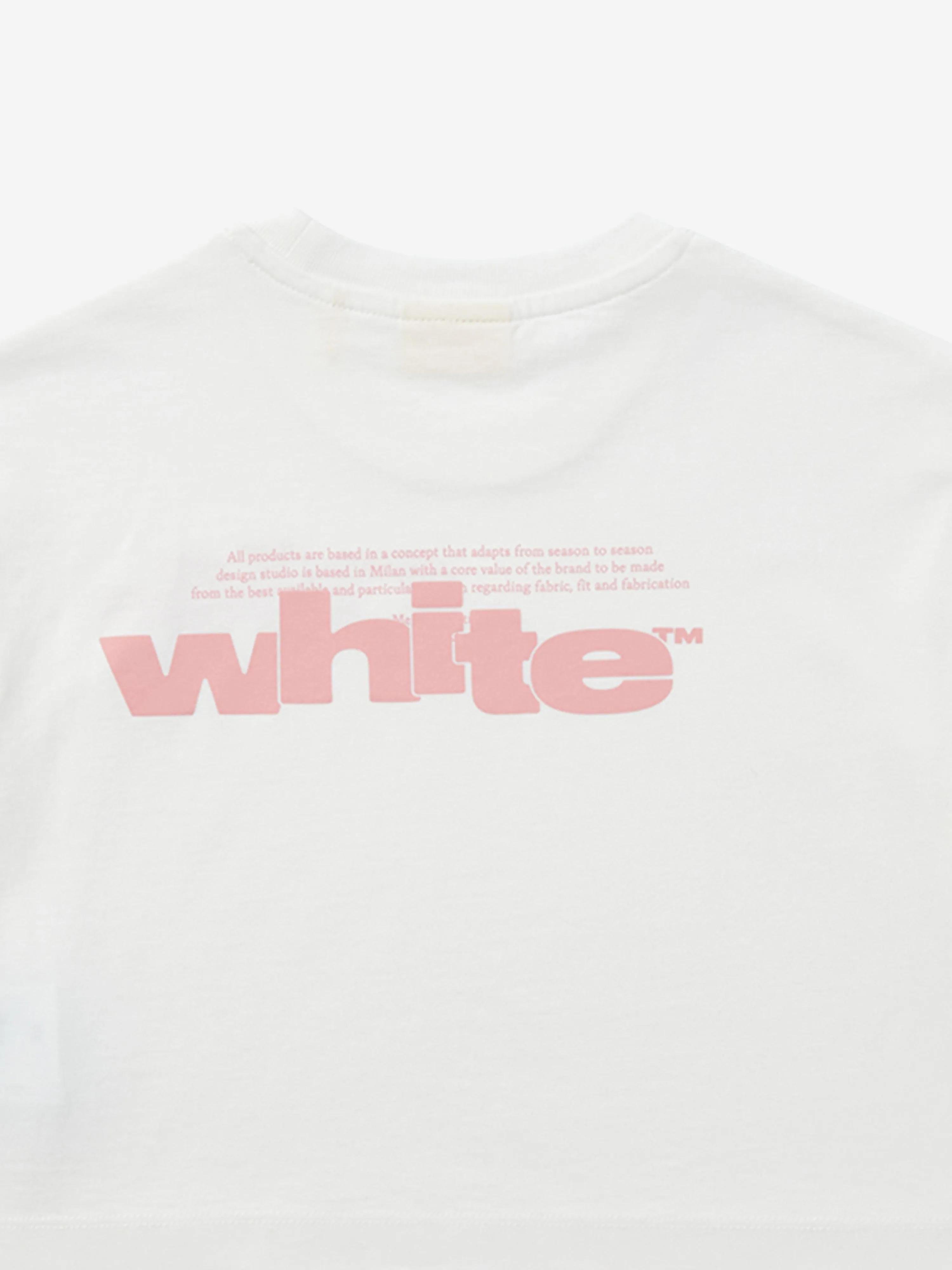 Mädchen Typ Grafik Boxy T-Shirt in Weiß