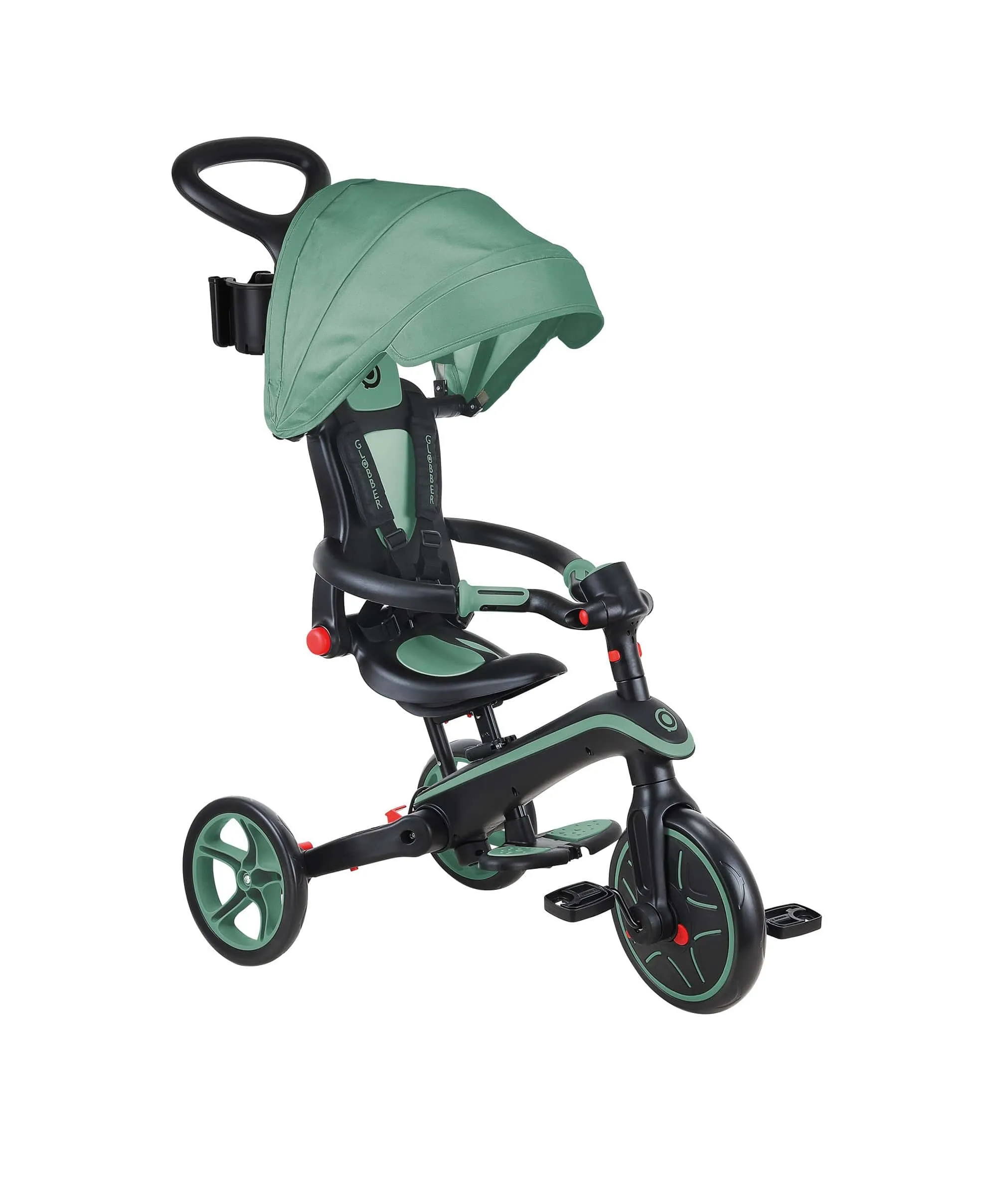 Globber Explorer Klappbares 4-in-1 Dreirad - Olive