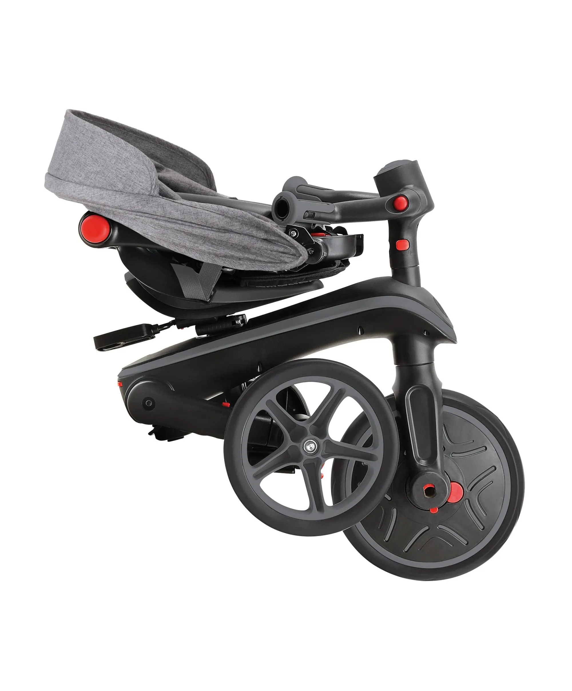 Globber Explorer Dreirad faltbar 4 in 1 - Schwarz