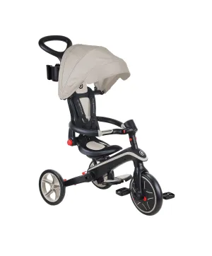 Globber Explorer Dreirad faltbar 4 in 1 - Taupe
