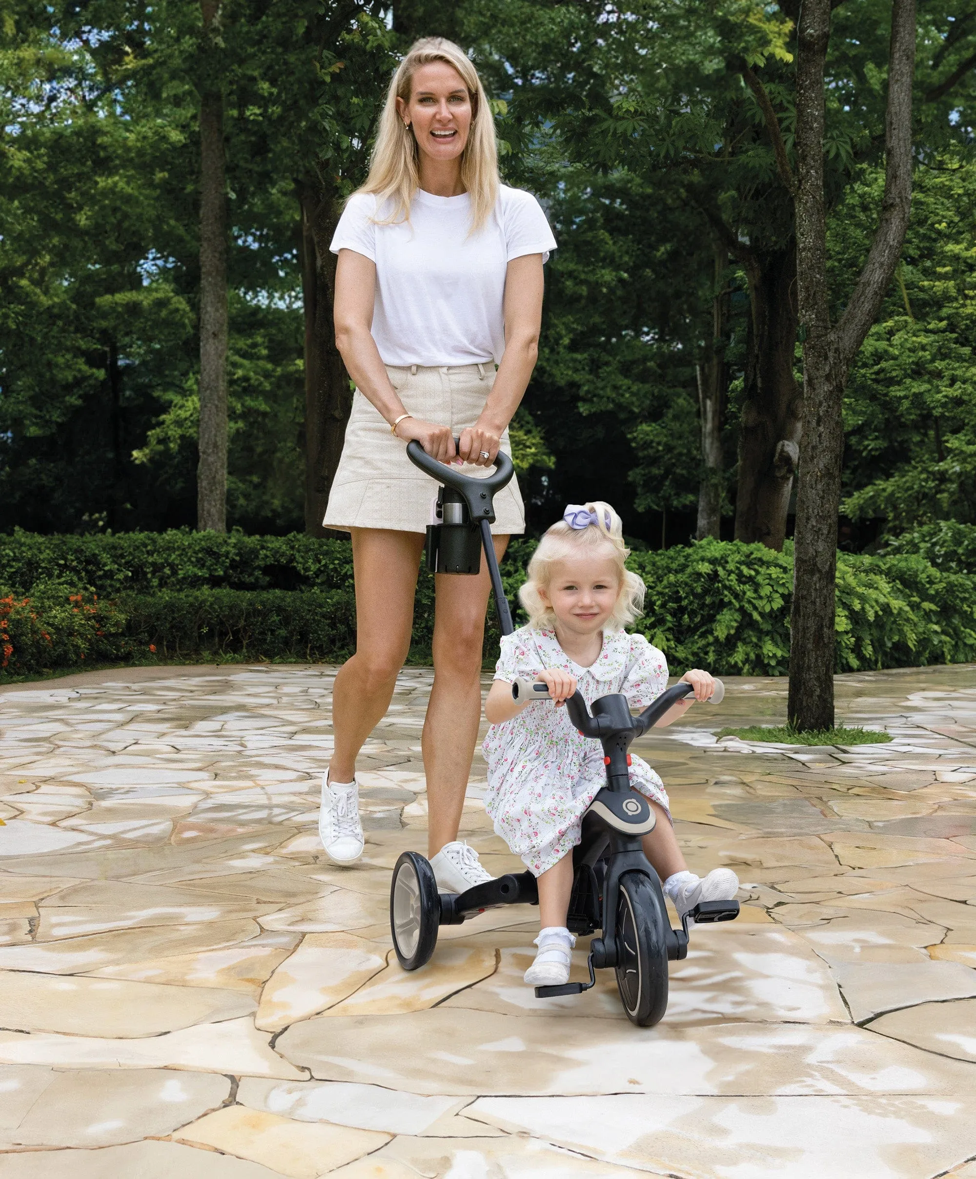 Globber Explorer Dreirad faltbar 4 in 1 - Taupe