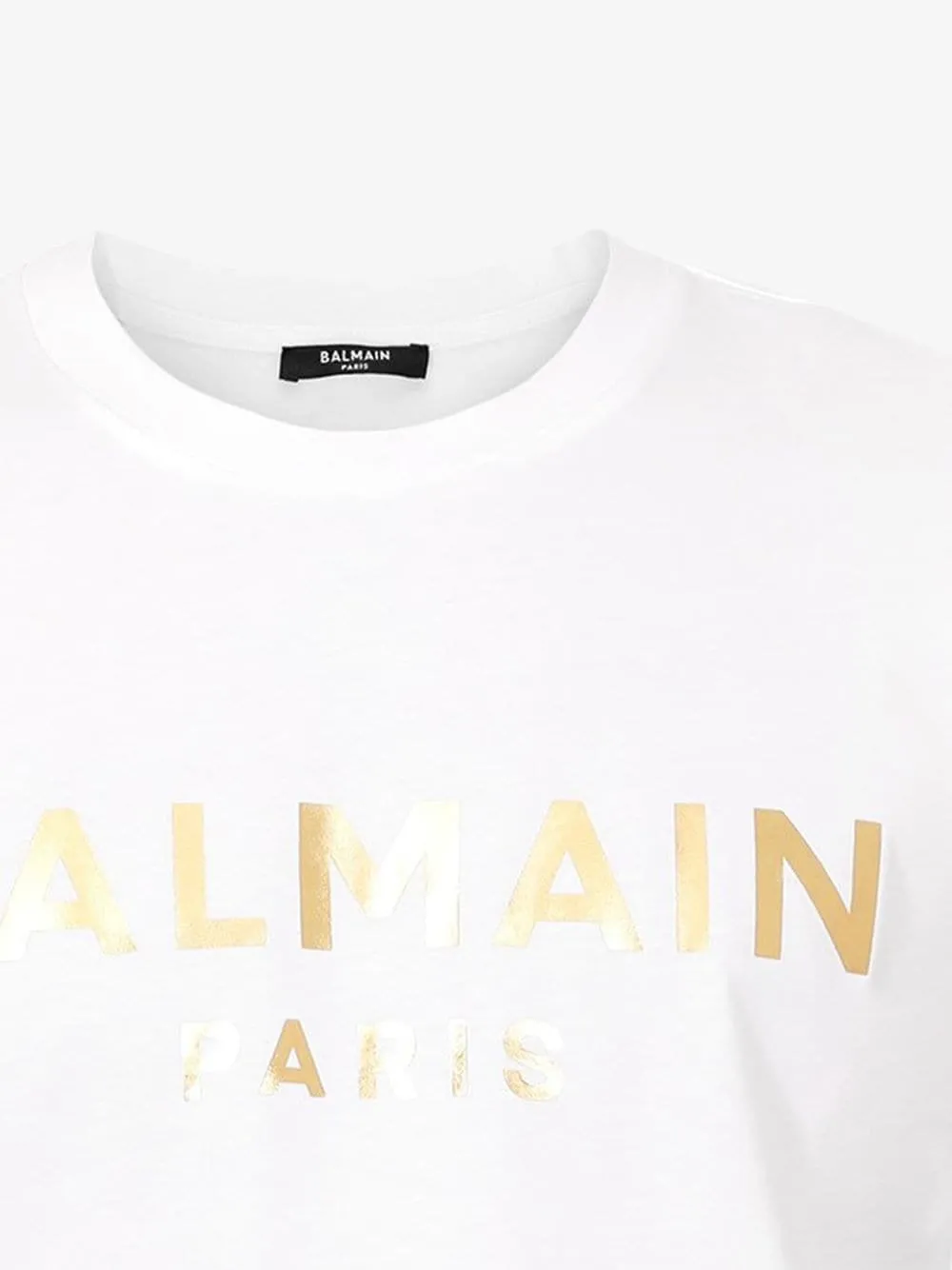 Goldfolien-Logo Kurzarm T-Shirt