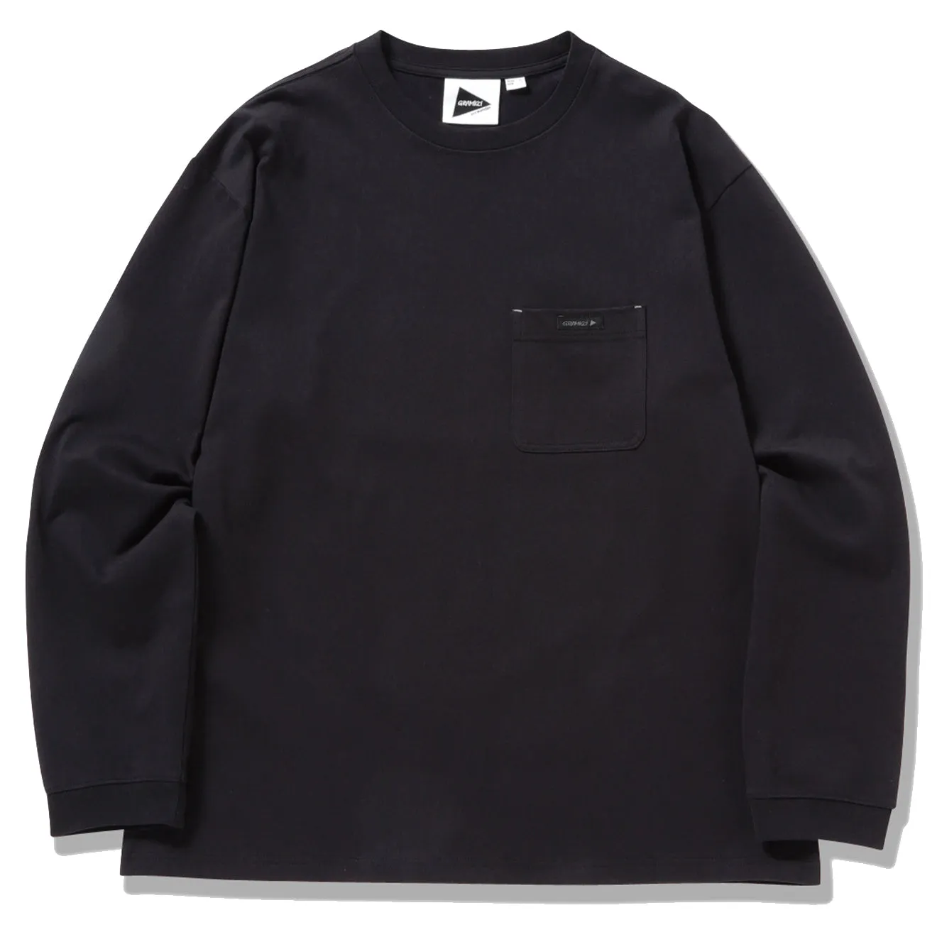Gramicci x And Wander Rückendruck Langarm-Shirt Schwarz