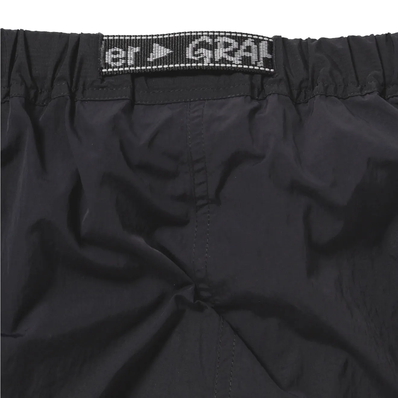 Gramicci x And Wander Patchwork Wind Short Schwarz