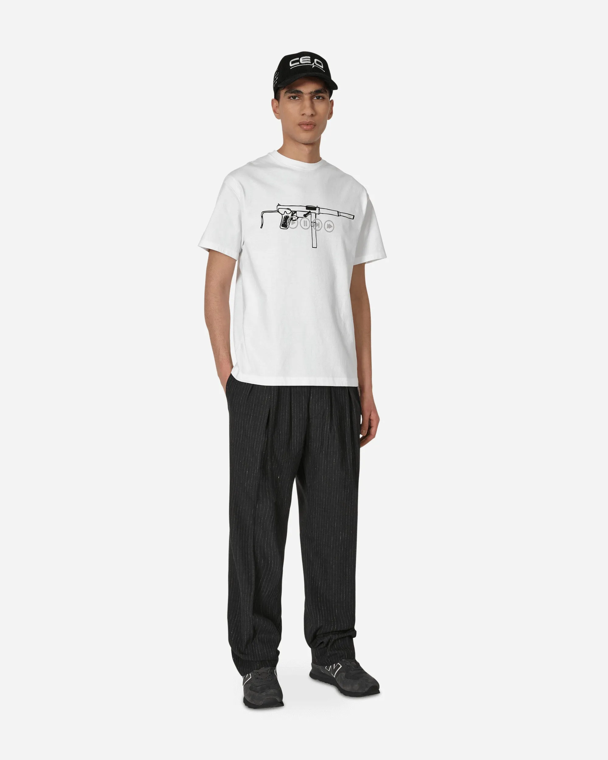 Grafik-T-Shirt Weiß