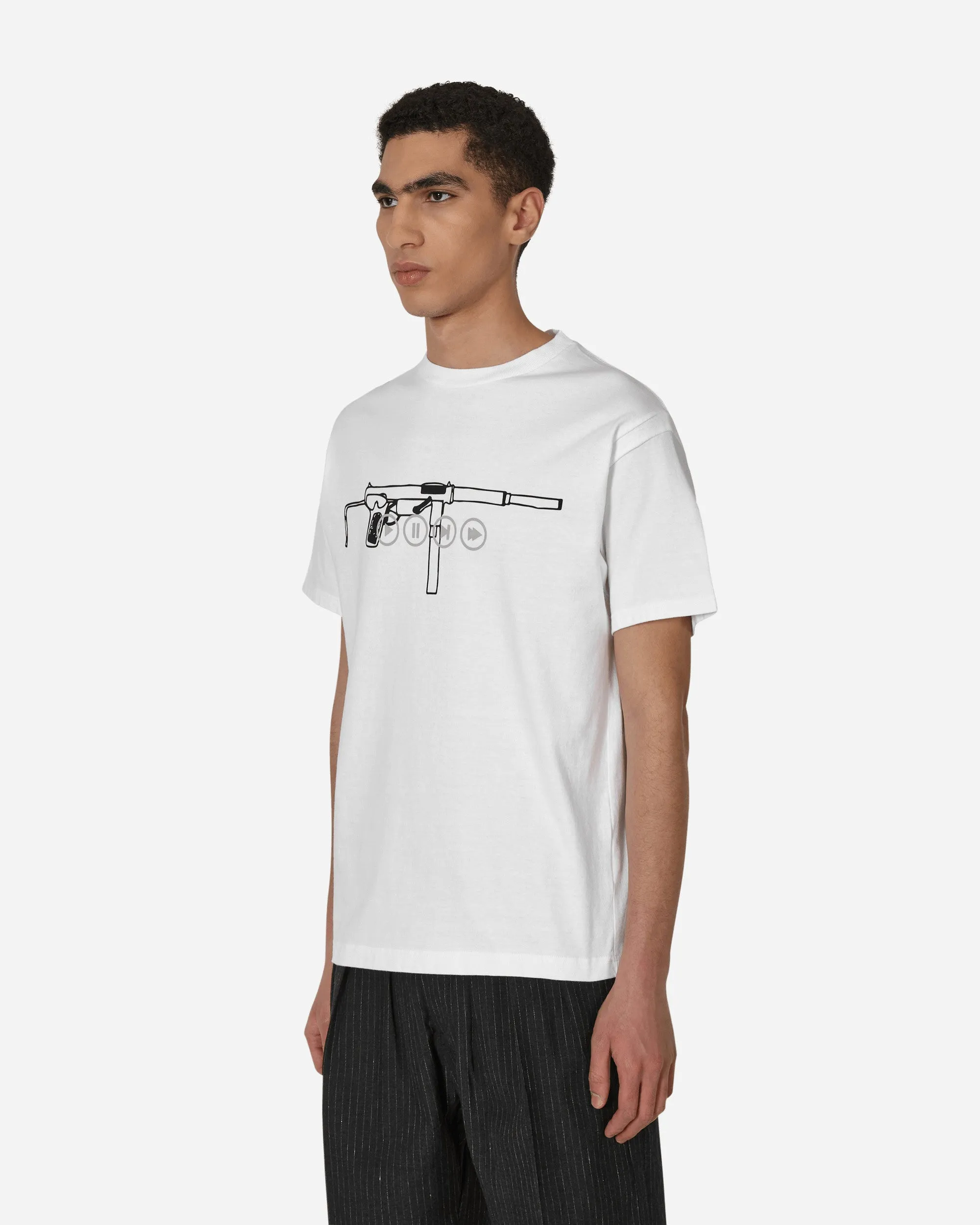 Grafik-T-Shirt Weiß