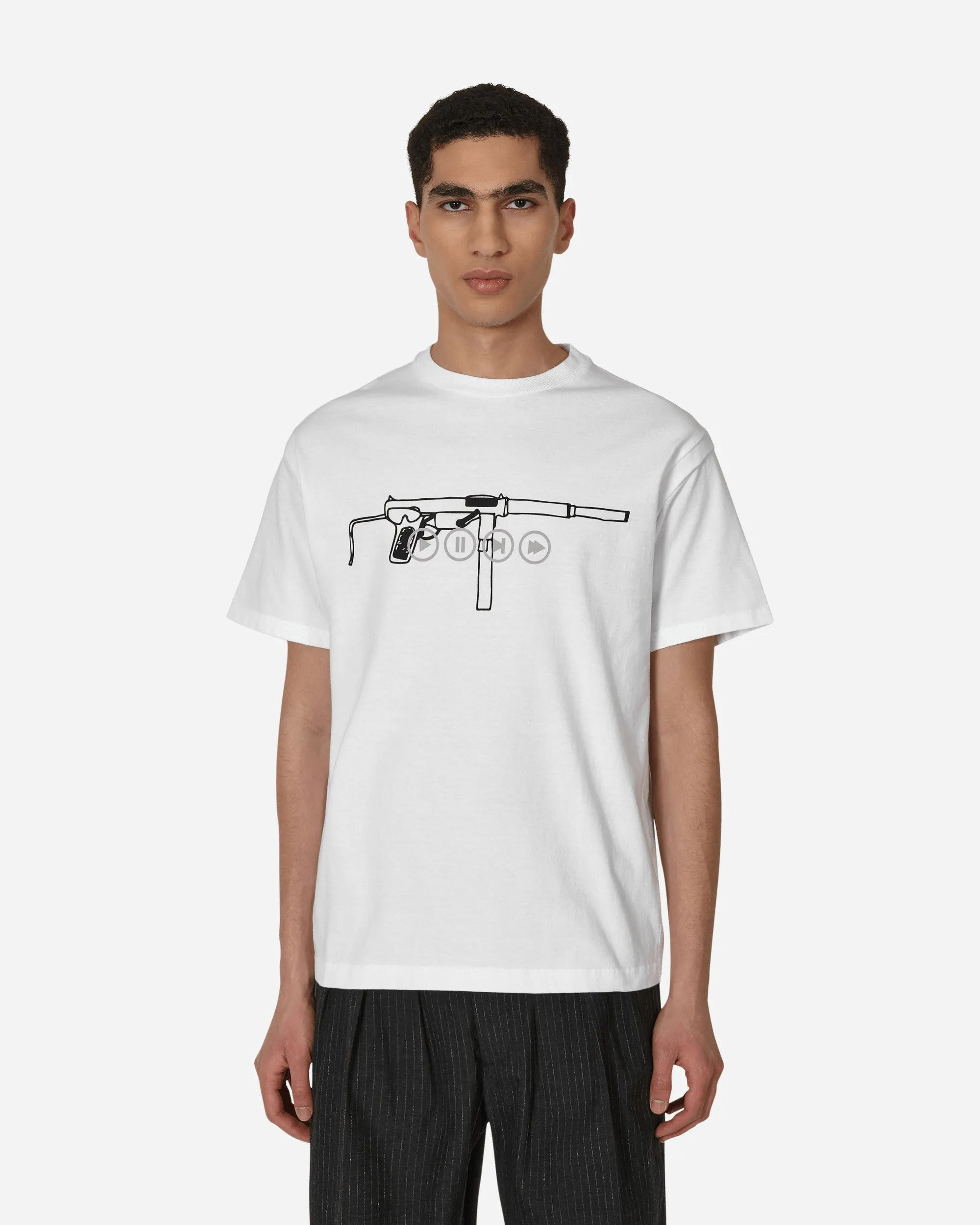 Grafik-T-Shirt Weiß