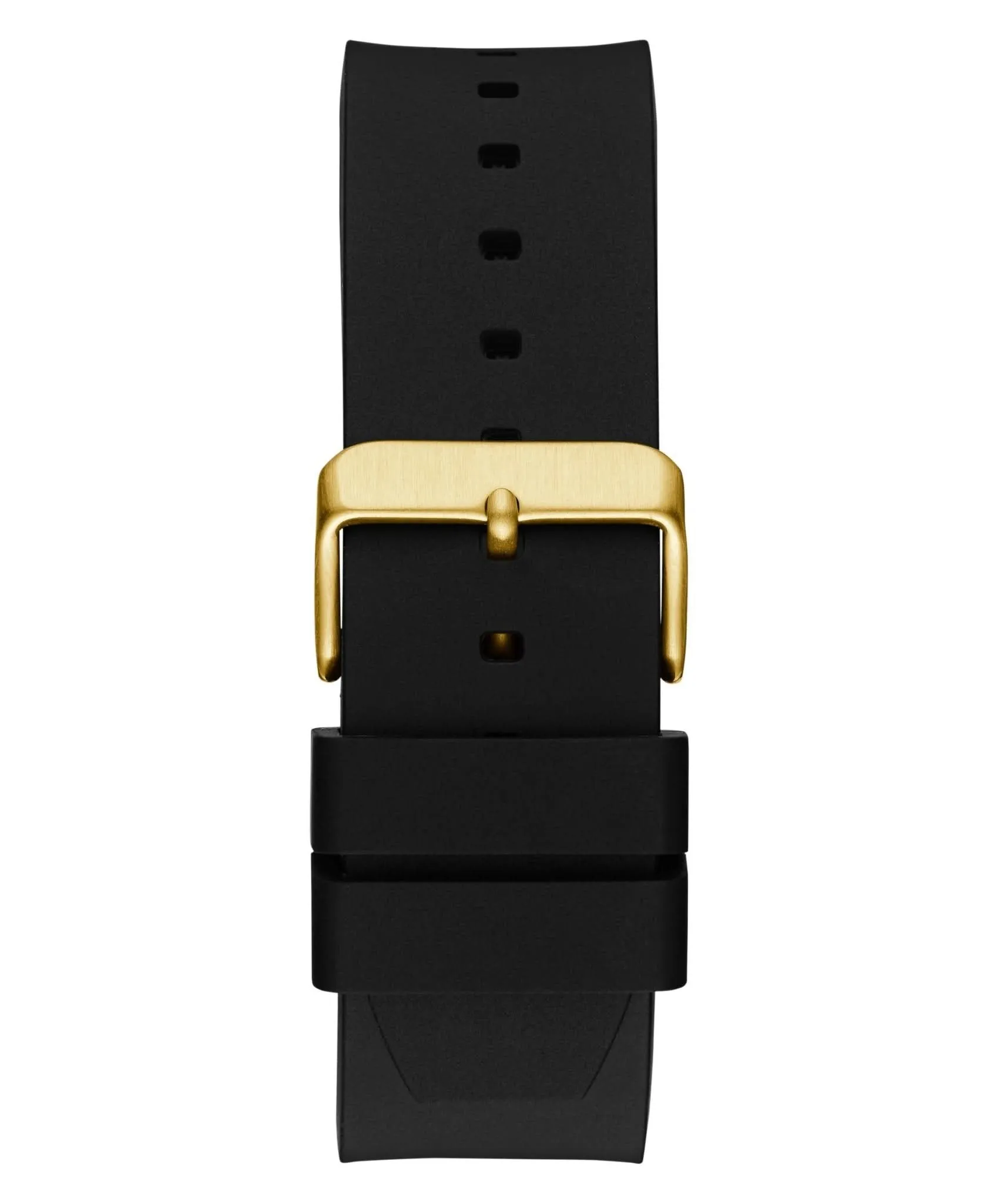 Guess Herren Vinyl Goldton Silikonuhr GW0790G1
