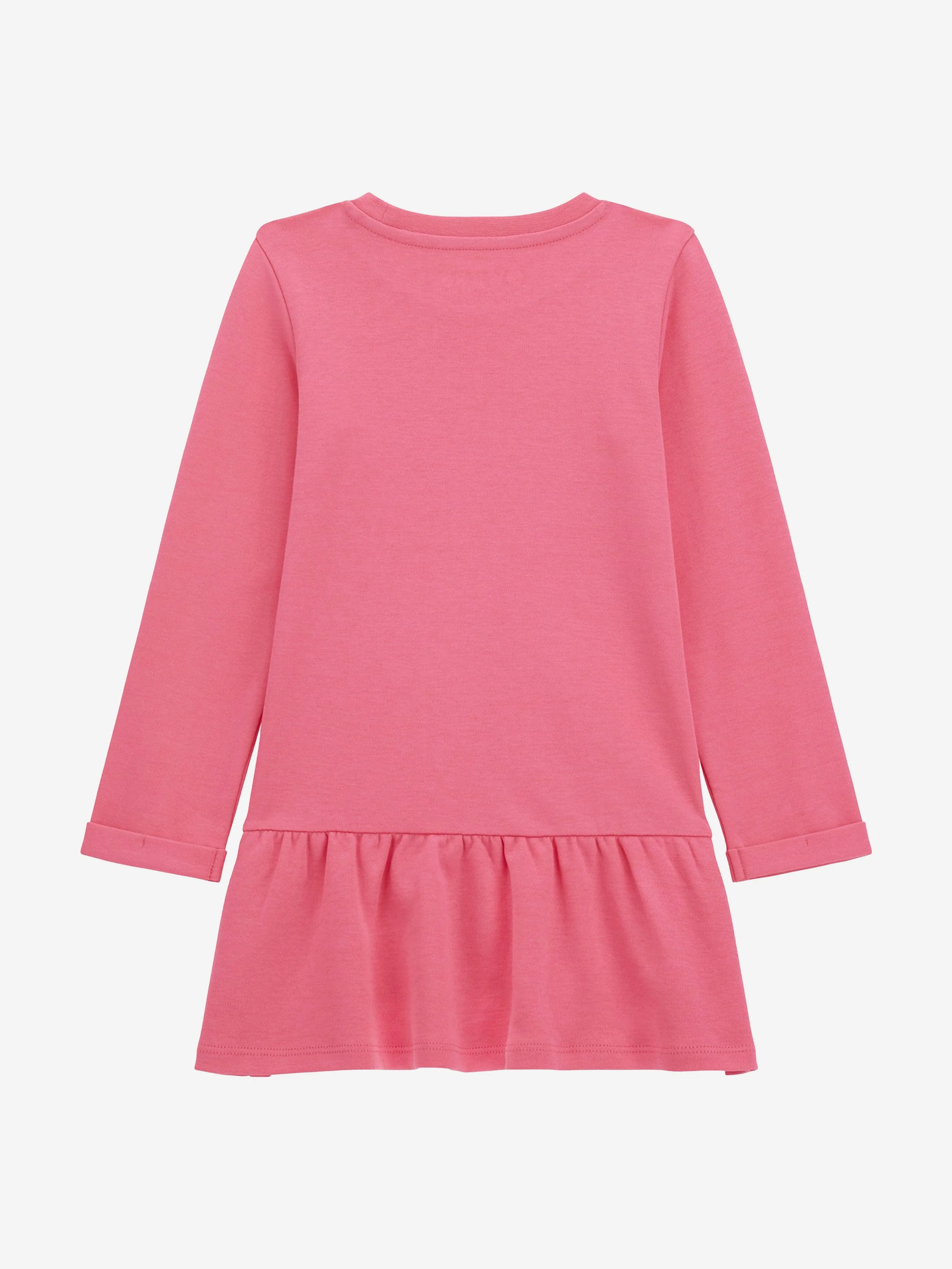 Guess Girls Logo Jersey-Kleid in Rosa